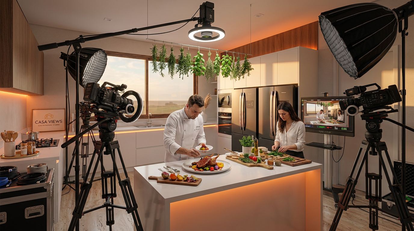 Cozinha como estúdio gastronômico