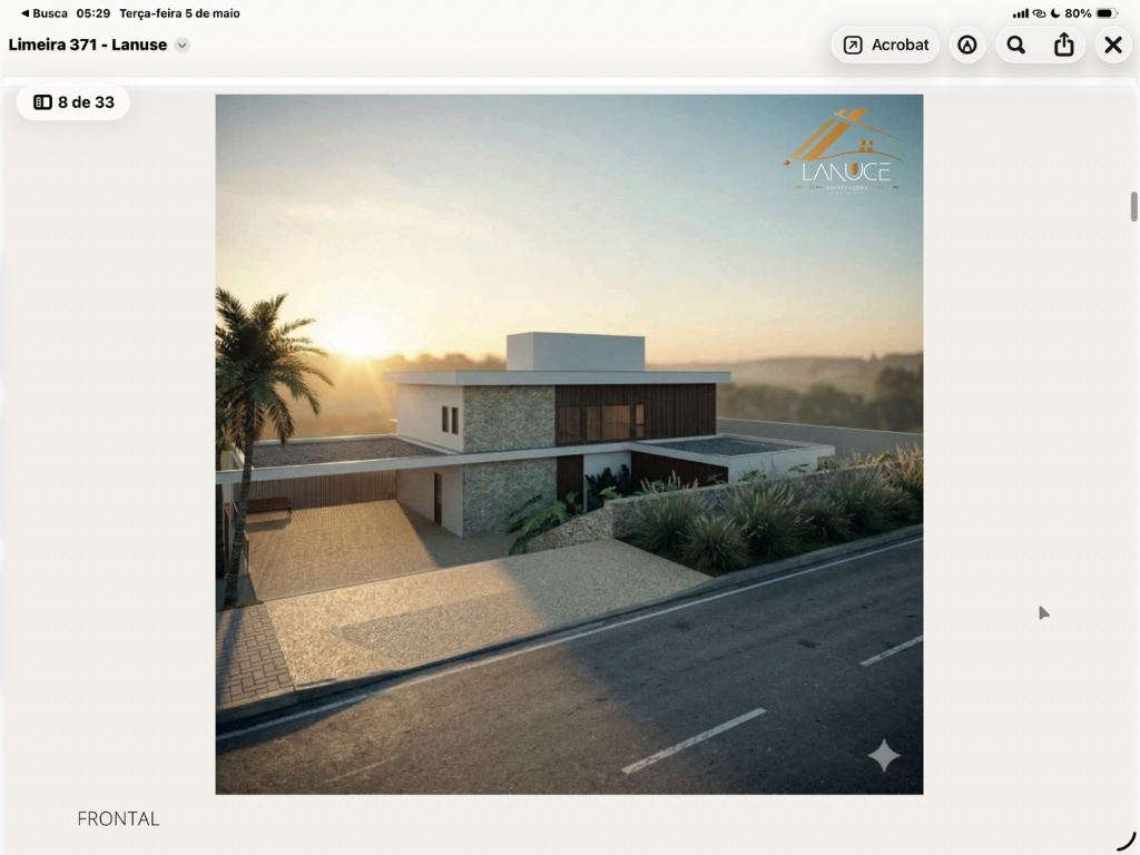 Fachada Lanuse — projeto original